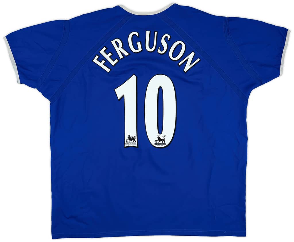 2003-04 Everton Home Shirt Ferguson #10 - 9/10 - (XXL)