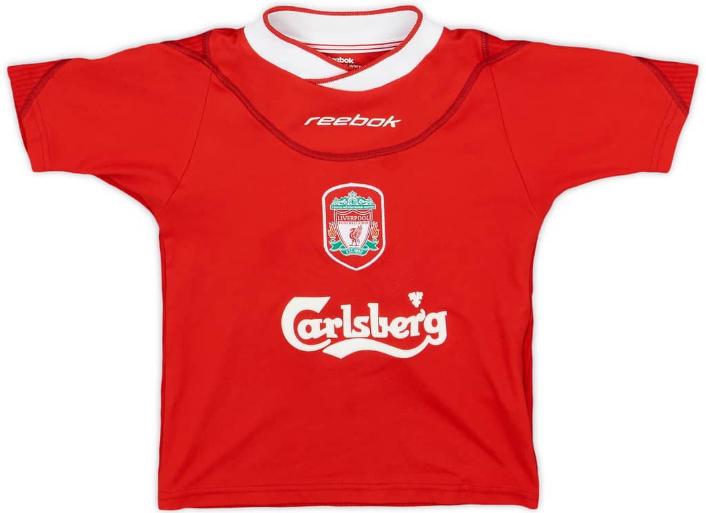 2002-04 Liverpool Home Shirt - 9/10 - (2-3 Years)