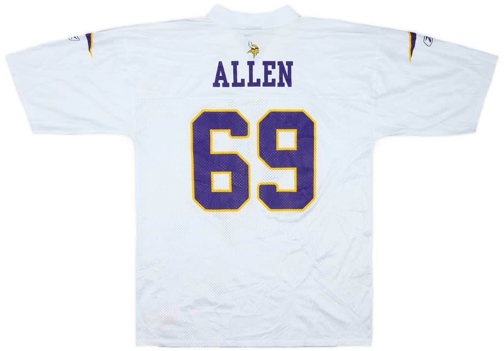 2008-11 Minnesota Vikings Allen #69 Reebok Replica Away Jersey - 7/10 - (L)
