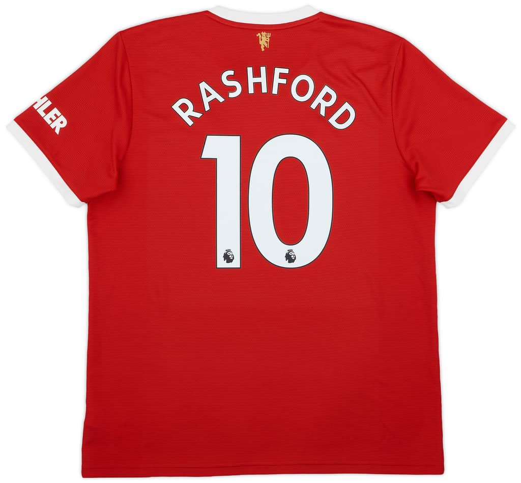 2021-22 Manchester United Home Shirt Rashford #10