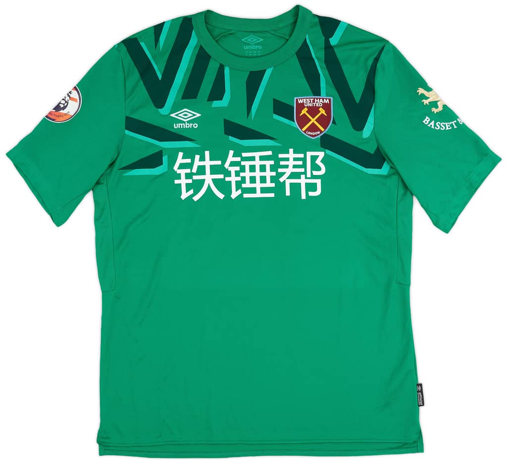 2019-20 West Ham Match Issue GK Shirt Roberto #13
