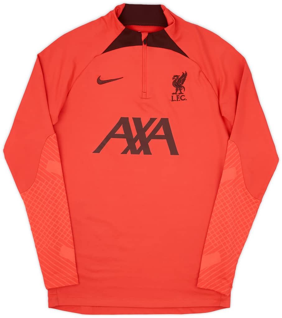 2022-23 Liverpool Nike 1/4 Zip Training Top - 9/10 - (S)