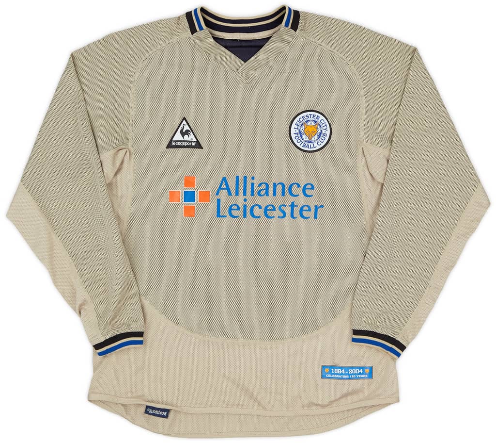 2004-05 Leicester Away L/S Shirt - 7/10 - (S)