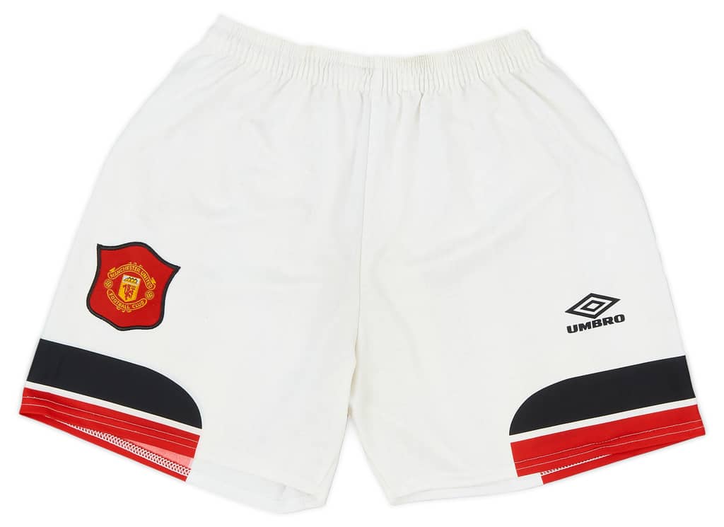 1994-96 Manchester United Home Shorts - Very Good 6/10 - (M)