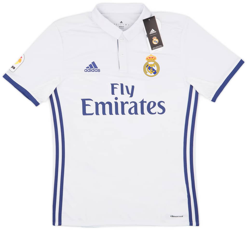 2016-17 Real Madrid Home Shirt Benzema #9 (S)