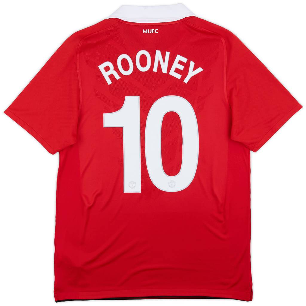 2010-11 Manchester United Home Shirt Rooney #10 (M)