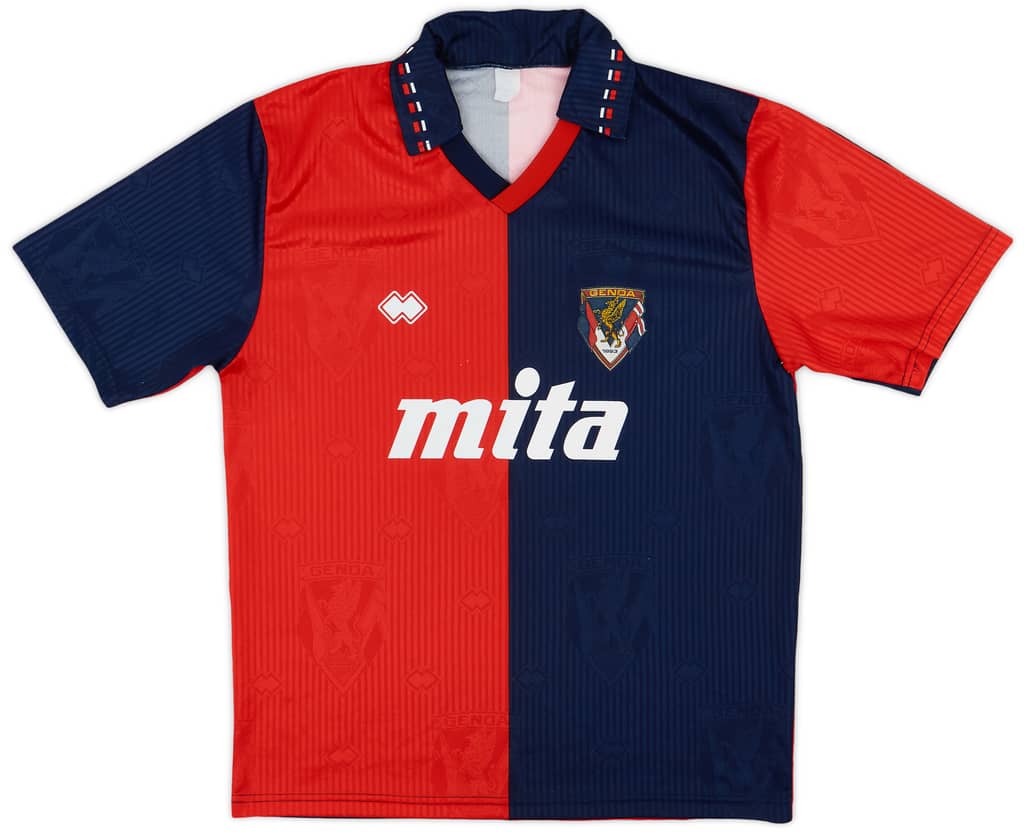1991-92 Genoa Home Shirt - 8/10 - (L)