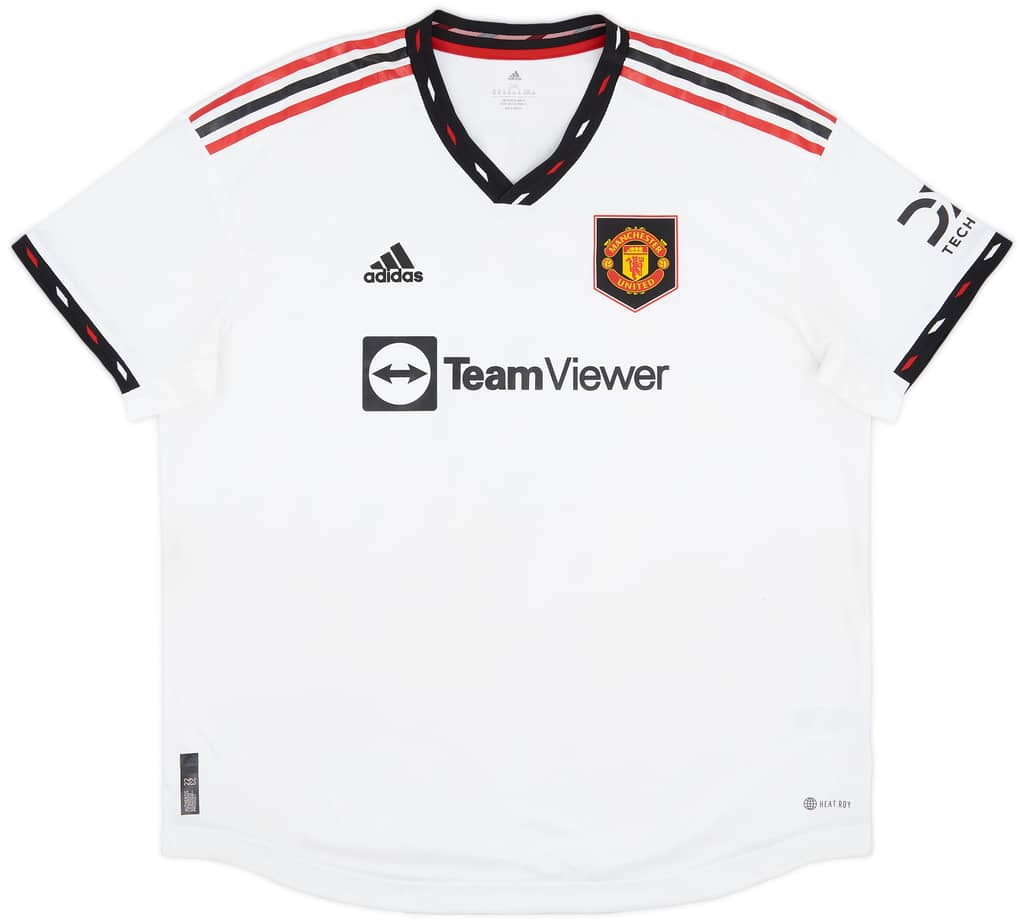2022-23 Manchester United Authentic Away Shirt Martinez #6 - 6/10 - (XXL)