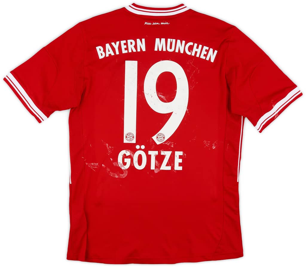 2013-14 Bayern Munich Home Shirt Gotze #19 - 3/10 - (XL.Boys)