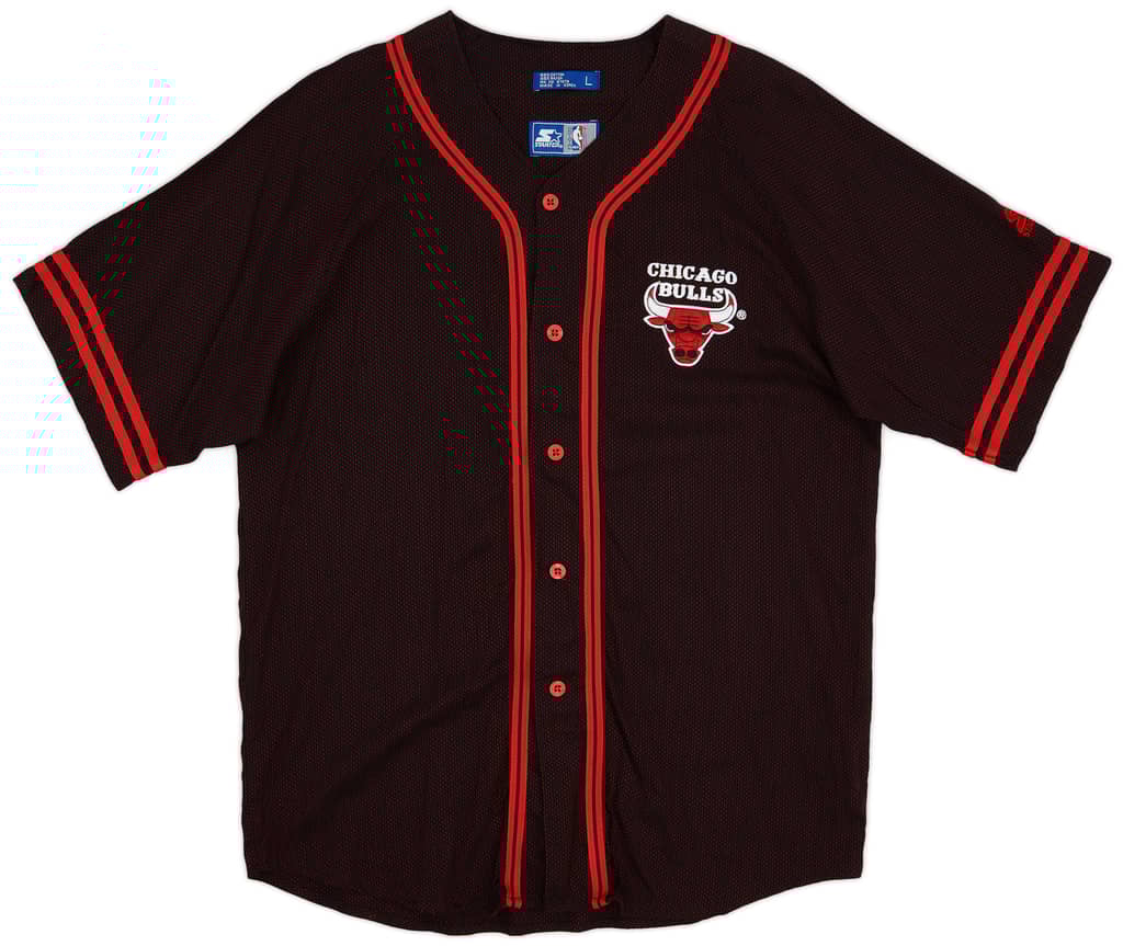 1990s Chicago Bulls Starter Baseball Jersey - 8/10 - (L)