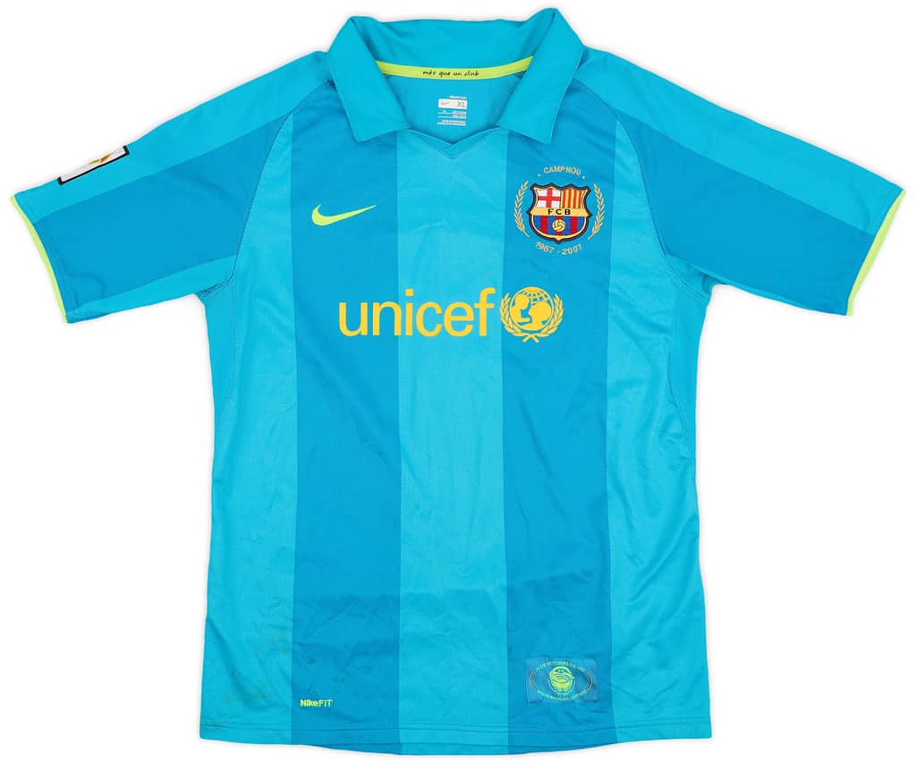 2007-09 Barcelona Away Shirt - 6/10 - (XL.Boys)
