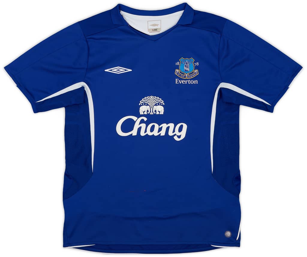 2005-06 Everton Home Shirt - 6/10 - (L)