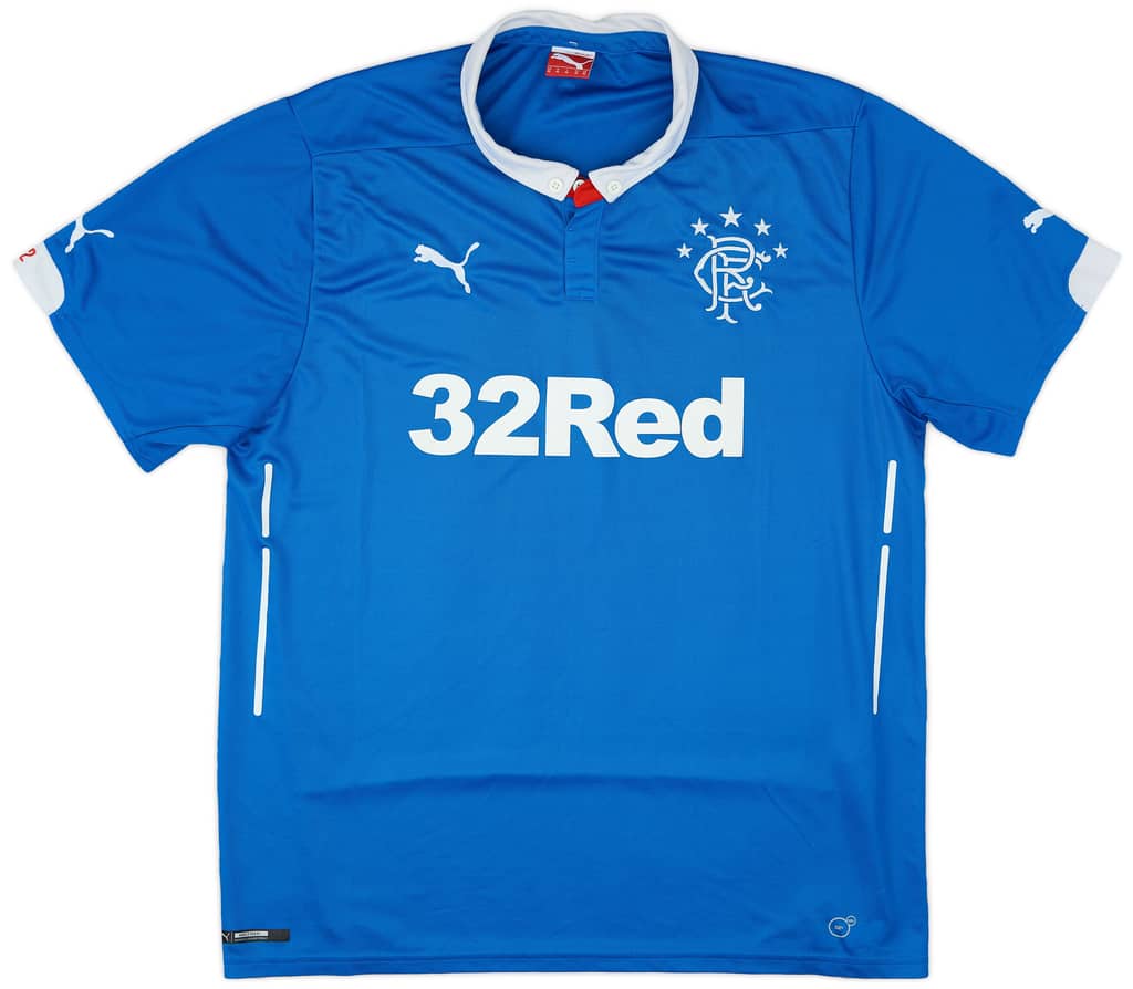 2014-15 Rangers Home Shirt - 8/10 - (XL)
