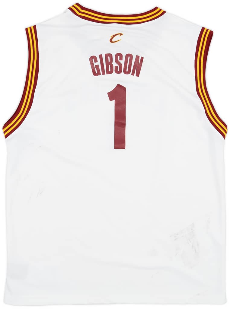 2010-13 Cleveland Cavaliers Gibson #1 adidas Home Jersey - 5/10 - (XL.Boys)