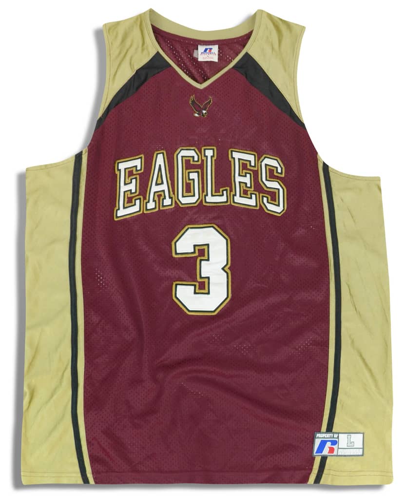 1990s Boston College Eagles #3 Russell Athletic Jersey (Home) L