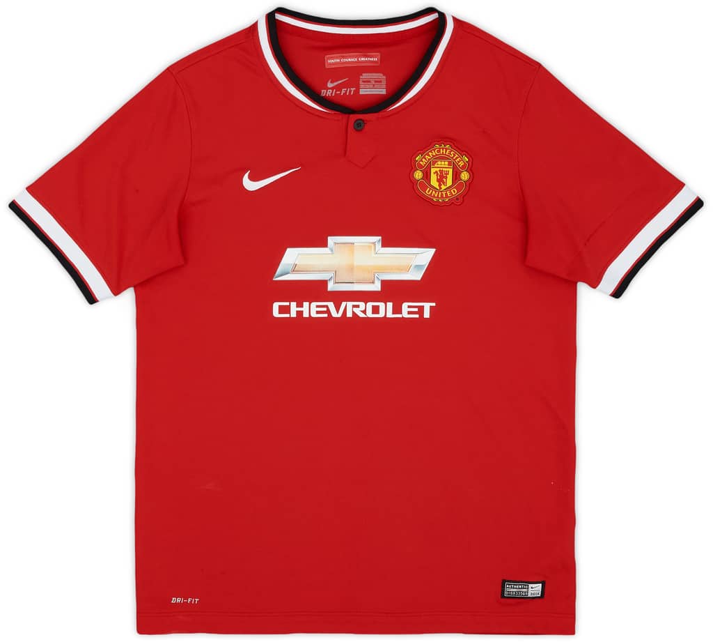 2014-15 Manchester United Home Shirt - 7/10 - (XL.Boys)