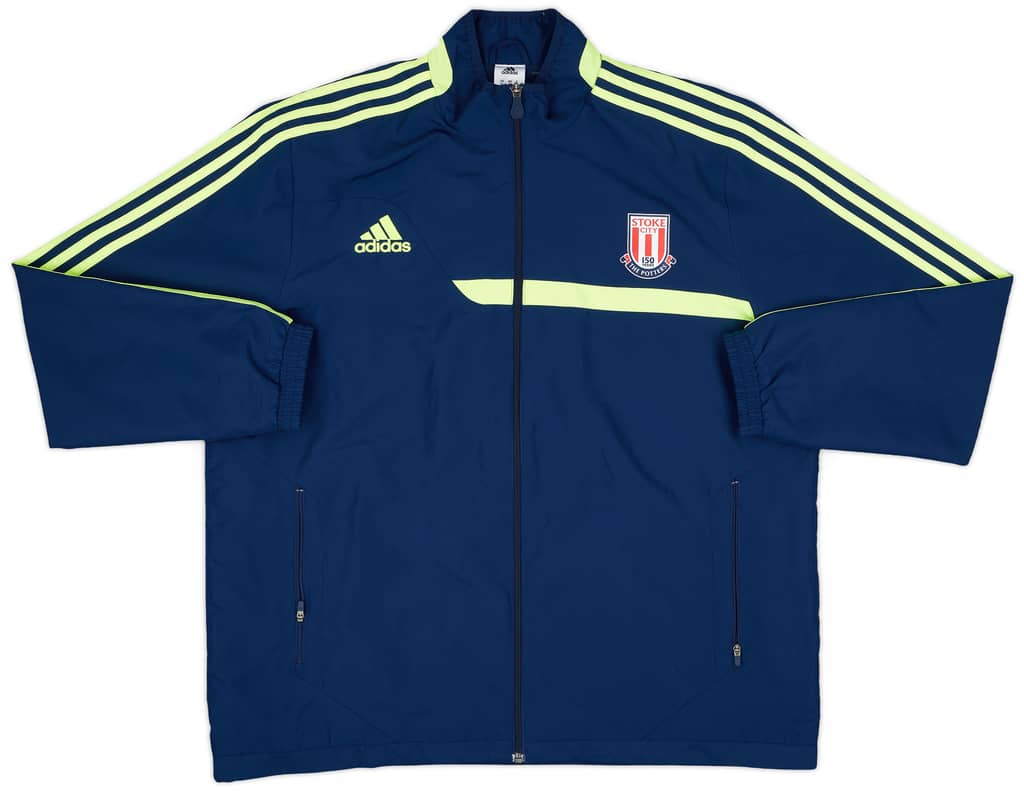 2013-14 Stoke City adidas Rain Jacket - 9/10 - (XL)