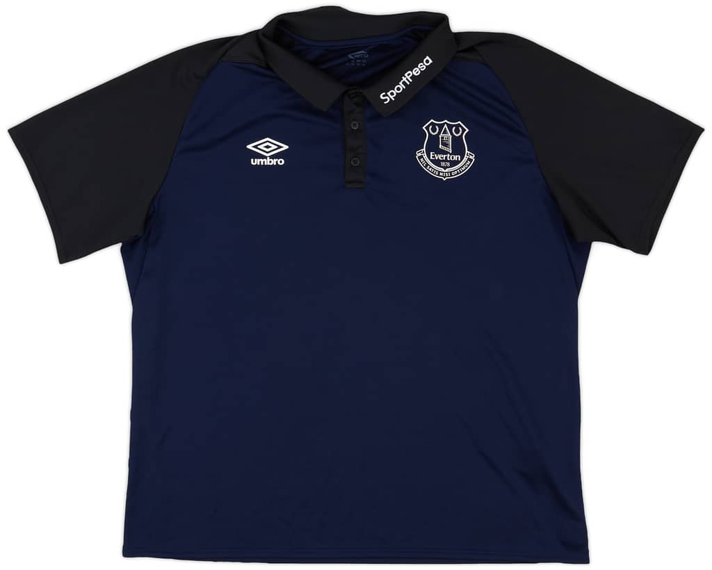 2017-18 Everton Umbro Polo Shirt - 9/10 - (XXL)