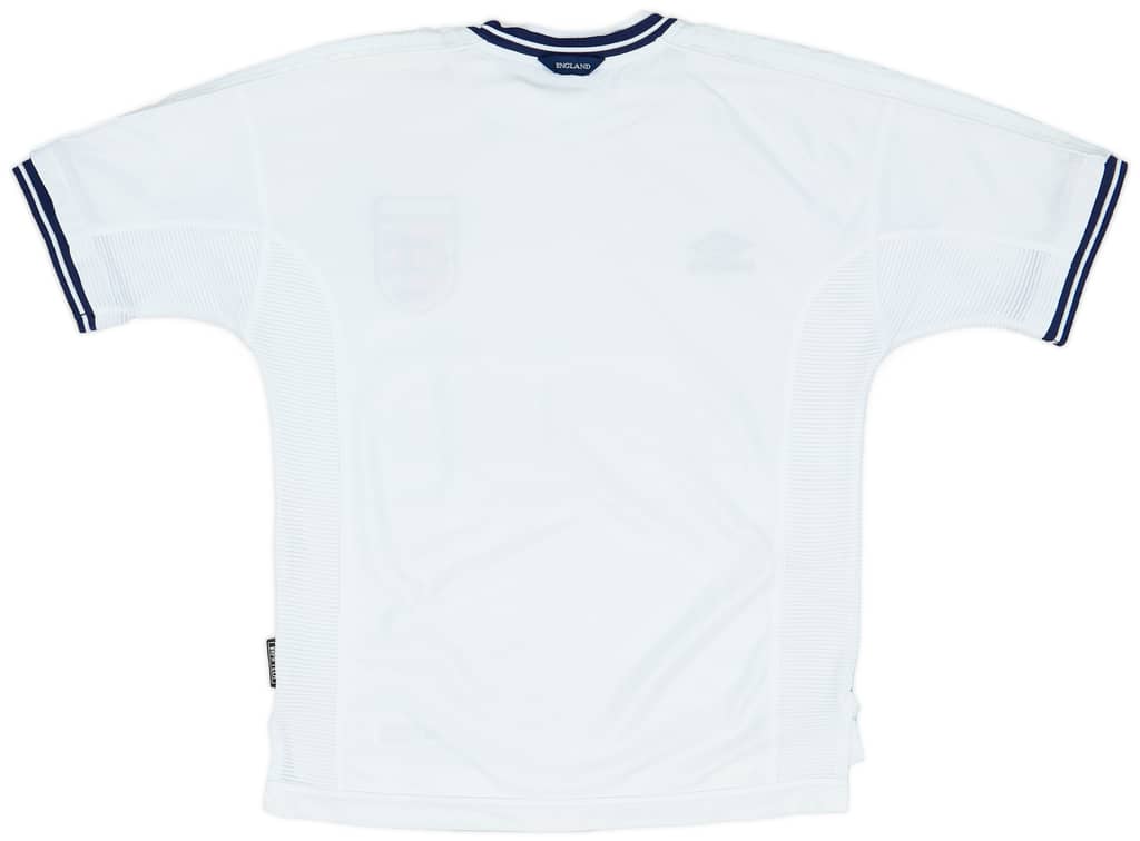 1999-01 England Home Shirt - 8/10 - (Y)