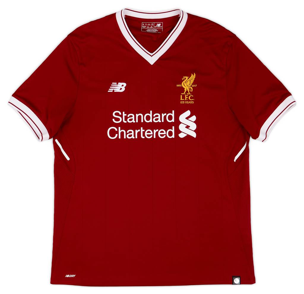 2017-18 Liverpool 125 Years Home Shirt Virgil #4