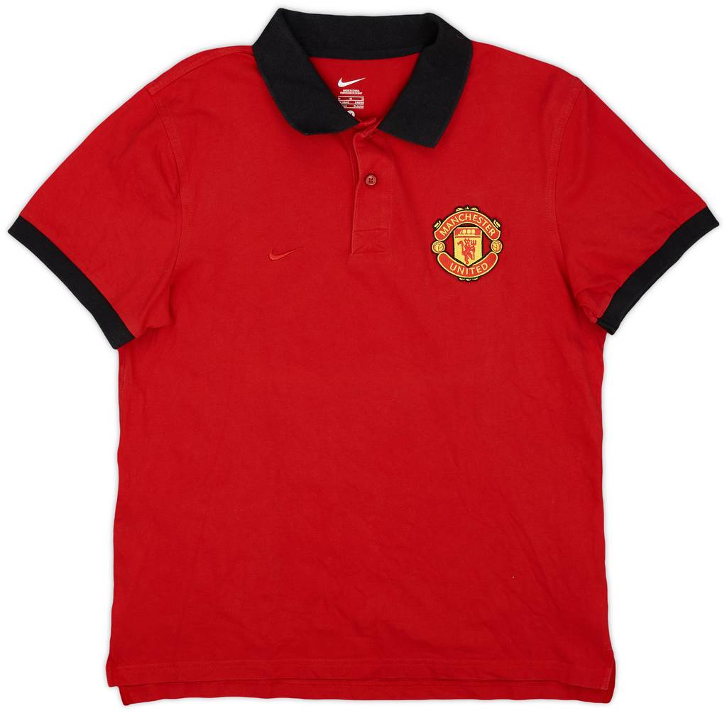 2010-11 Manchester United Nike Polo Shirt - 9/10 - (M)