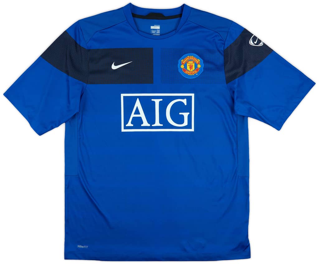 2009-10 Manchester United Nike Training Shirt - 10/10 - (L)