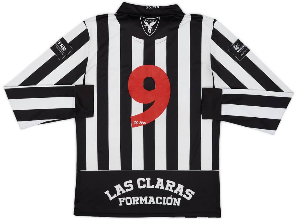 2019-20 FC Cartagena Centenary Home L/S Shirt #9 - 7/10 - (L)