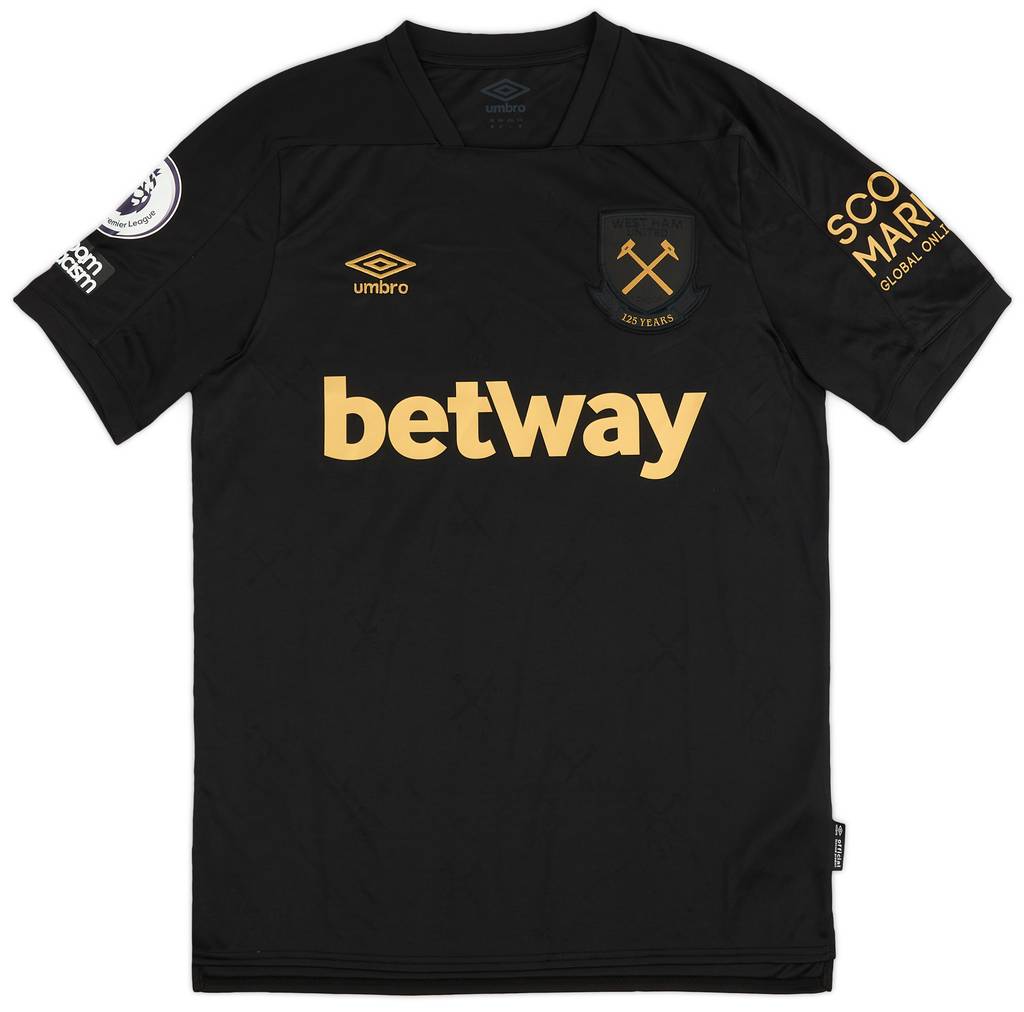 2020-21 West Ham Match Issue Third Shirt Afolayan #40
