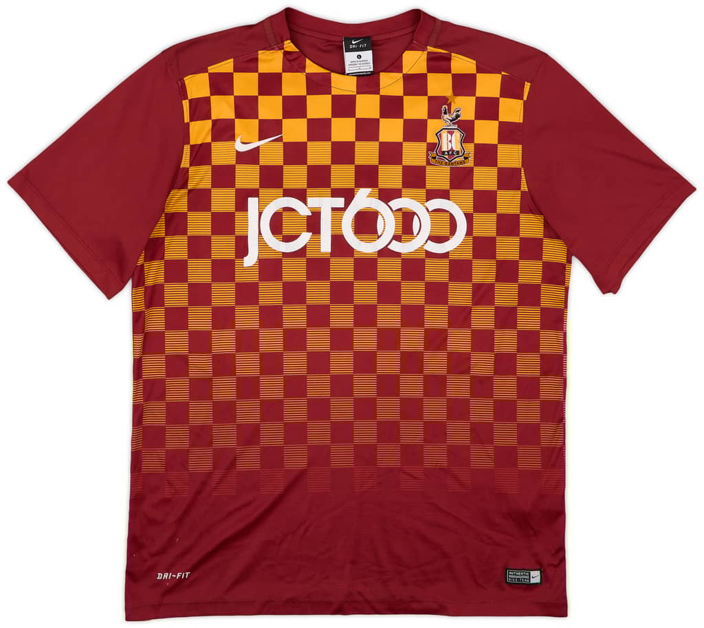 2015-16 Bradford City Home Shirt - 6/10 - (L)