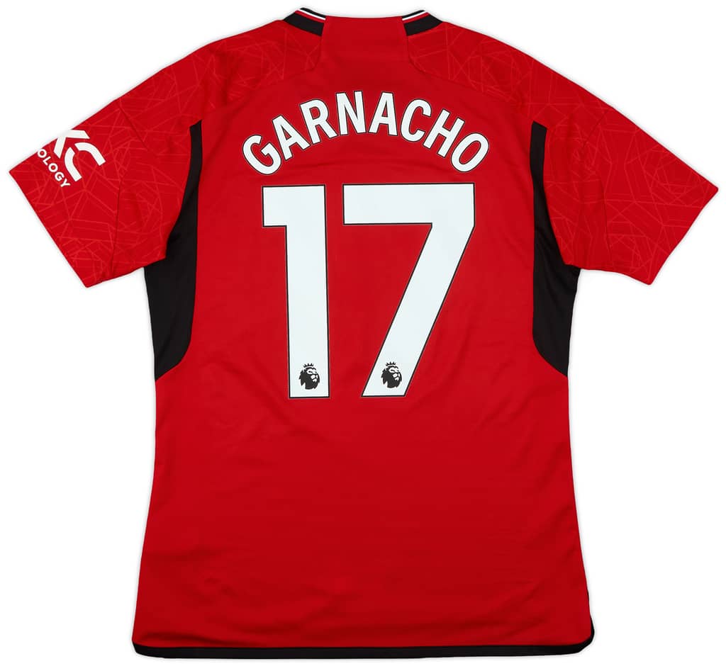 2023-24 Manchester United Home Shirt Garnacho #17 - 10/10 - (M)