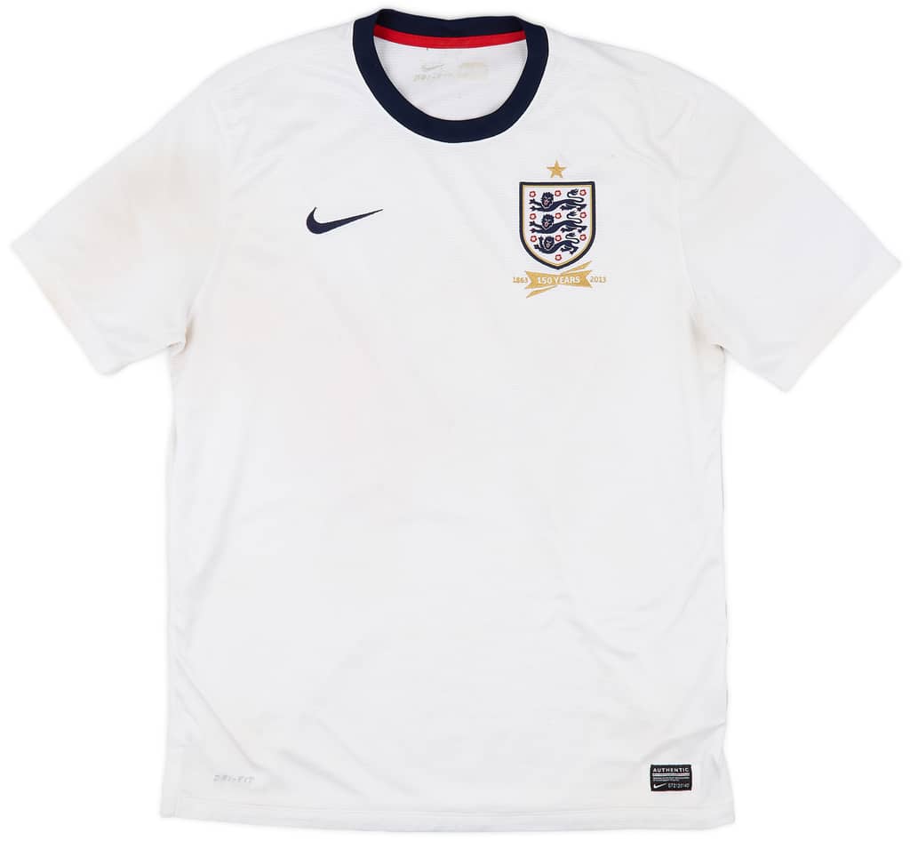 2013 England 150th Anniversary Home Shirt - 4/10 - (L)