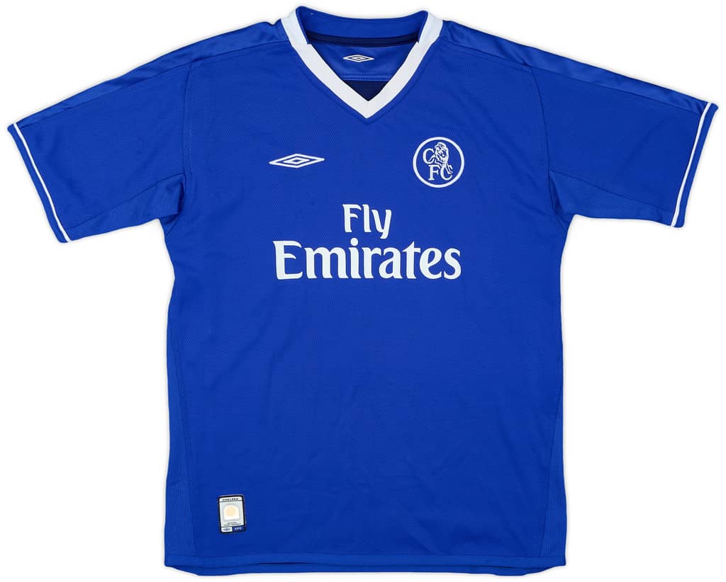 2003-05 Chelsea Home Shirt - 8/10 - (L.Boys)