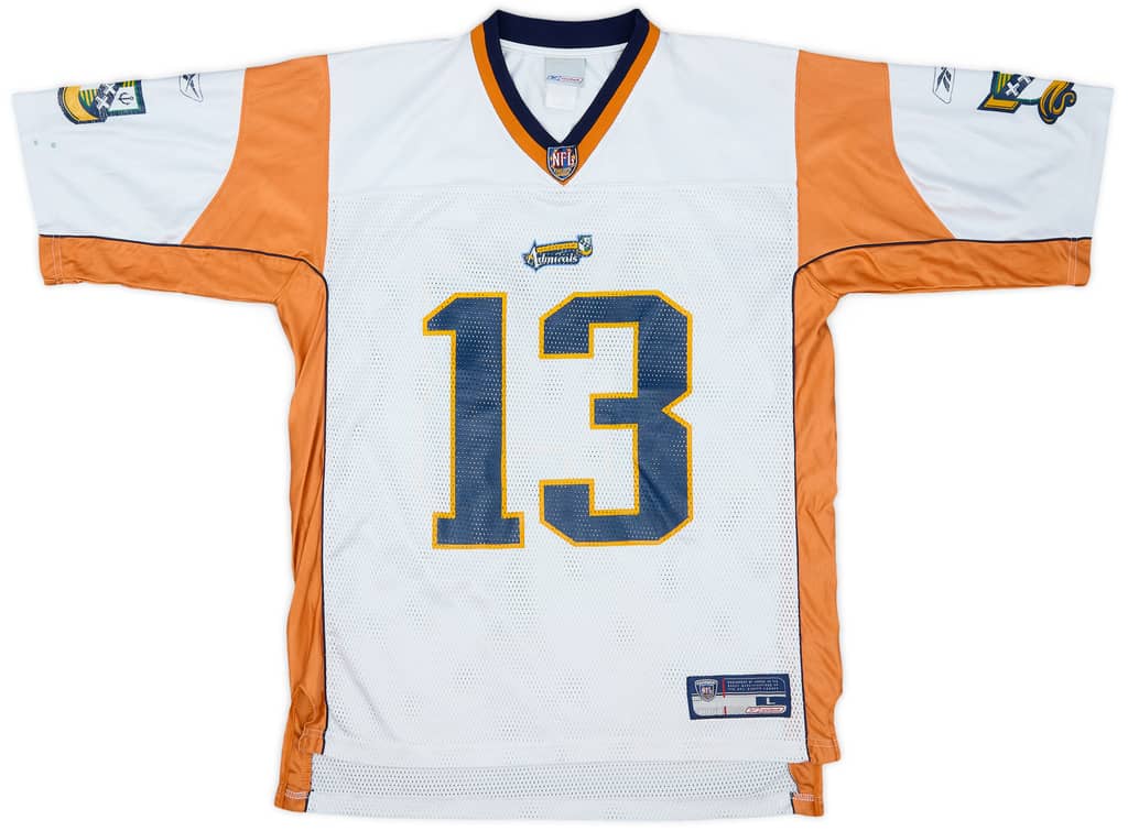 2003 Amsterdam Admirals Hill #13 Reebok On Field Away Jersey - 4/10 - (L)