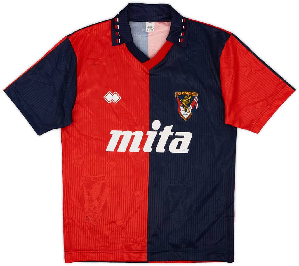 1991-92 Genoa Home Shirt - 6/10 - (S)