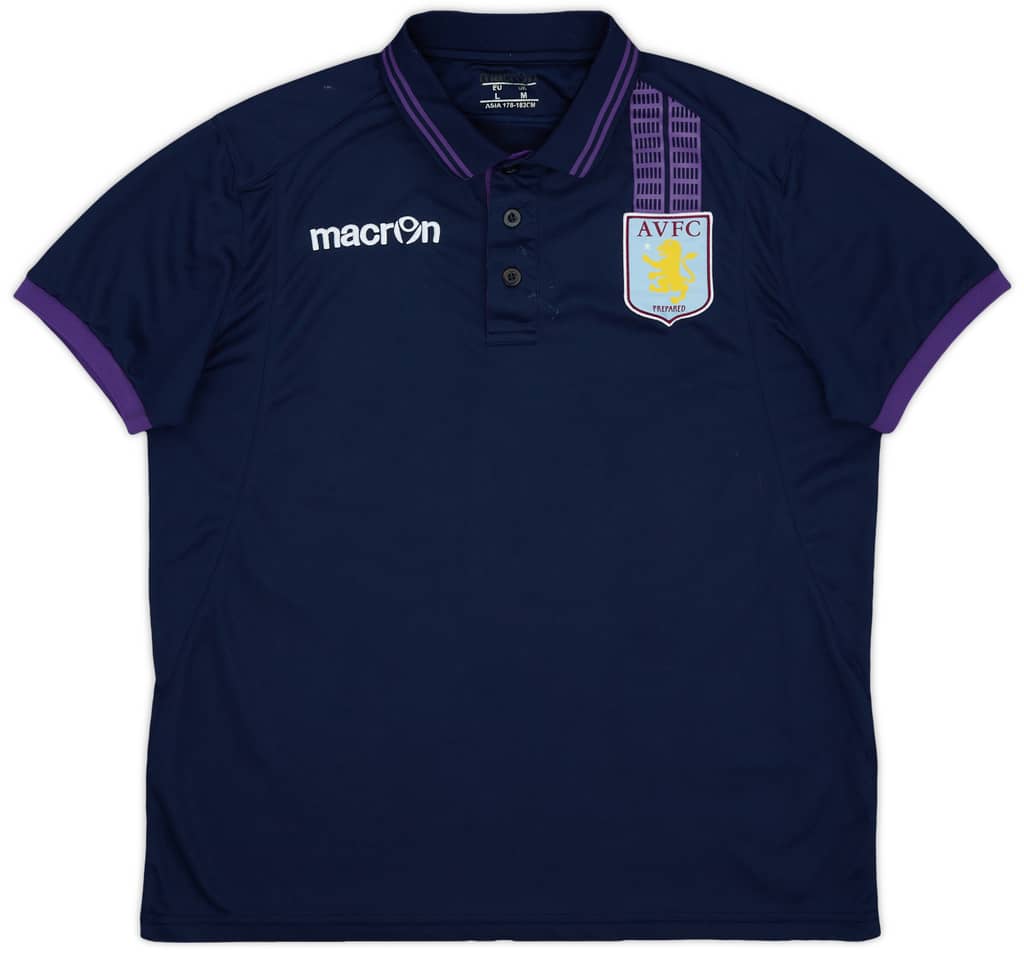 2012-13 Aston Villa Macron Polo Shirt - 7/10 - (M)