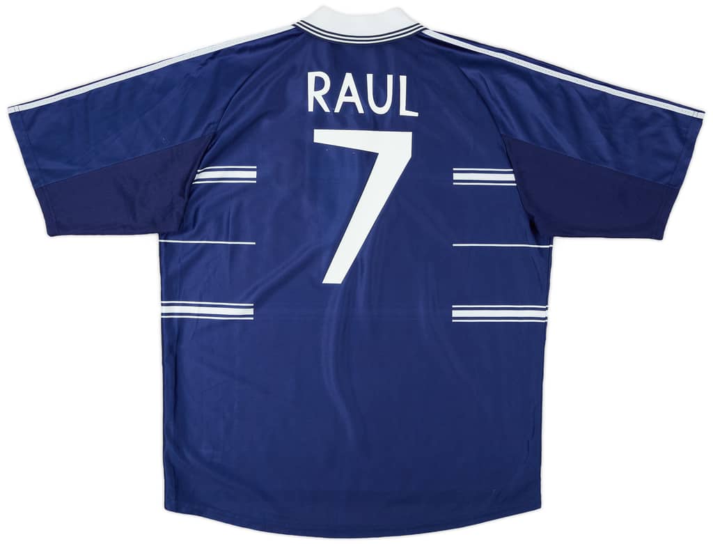1998-99 Real Madrid Away Shirt Raul #7 (XL)