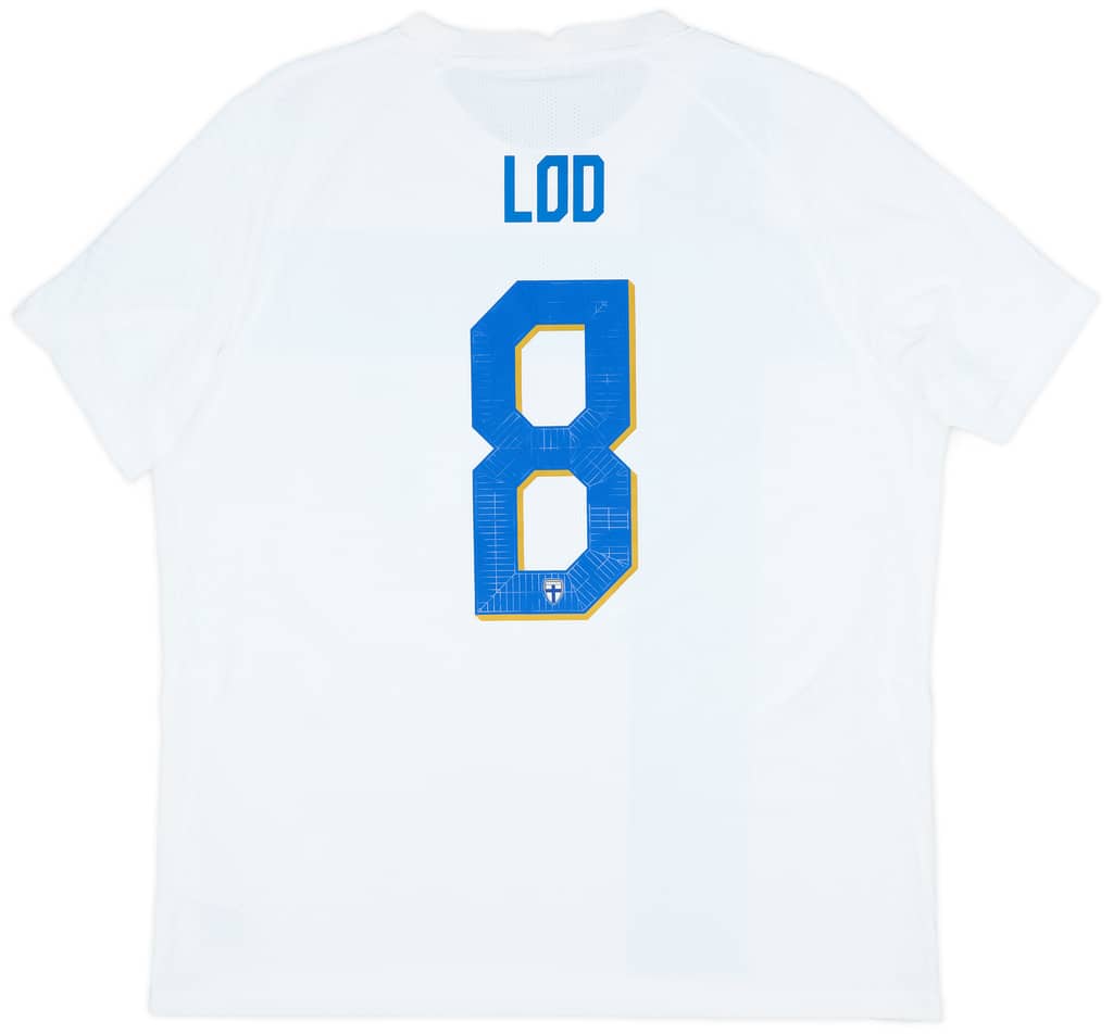 2024 Finland Match Issue Home Shirt Lod #8