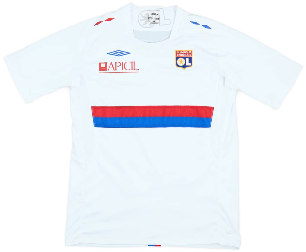 2009-10 Lyon Home Shirt - 7/10 - (L.Boys)