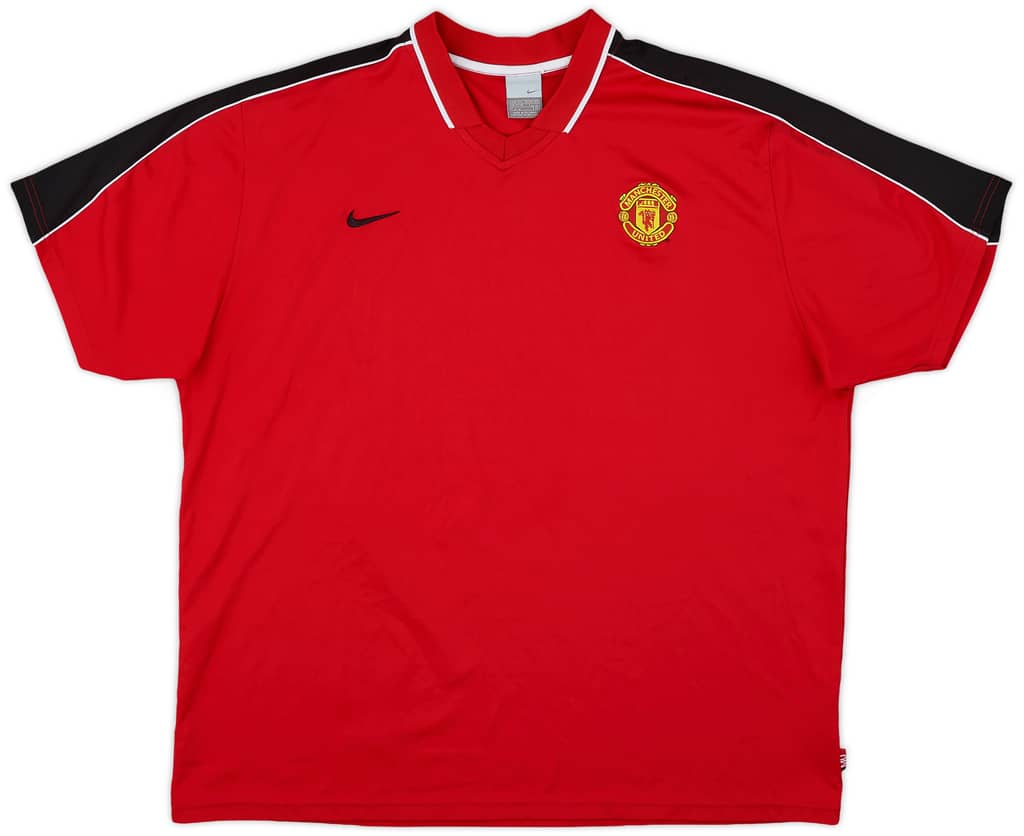 2004-05 Manchester United Nike Polo Shirt - 8/10 - (XXL)
