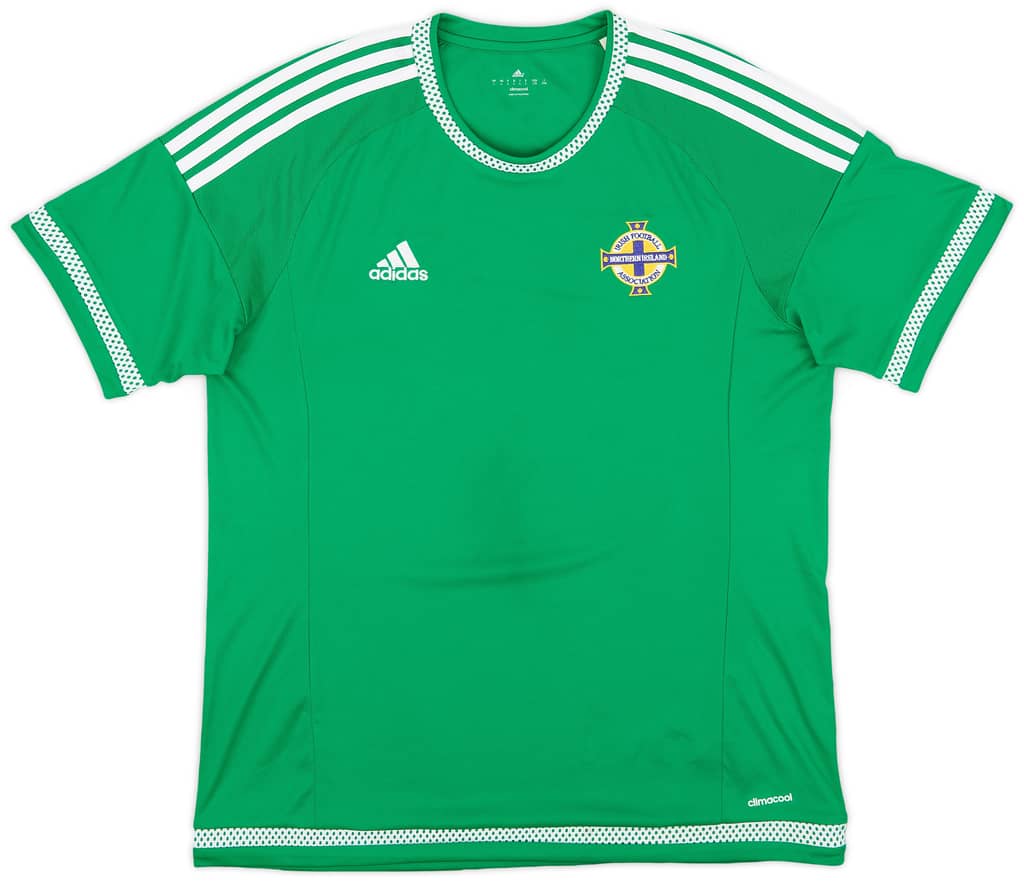 2015 Northern Ireland Home Shirt - 9/10 - (L)
