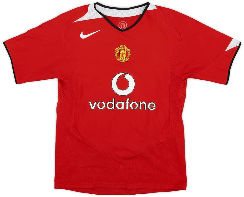 2004-06 Manchester United Home Shirt - 8/10 - (M.Boys)