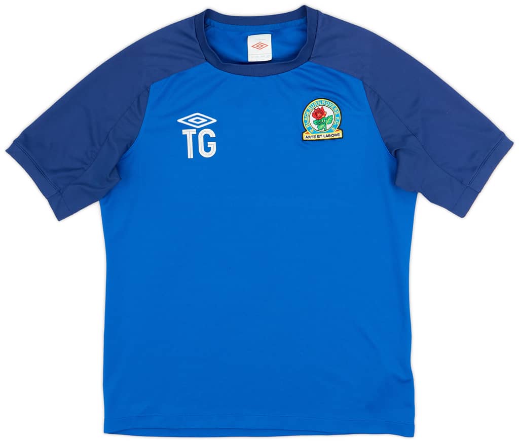 2012-13 Blackburn Staff Issue Umbro Training Shirt 'TG' - 8/10 - (L)