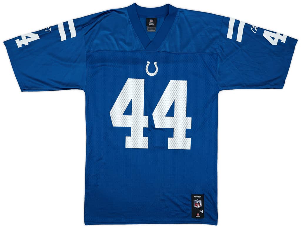 2008-11 Indianapolis Colts Clark #44 Reebok Replica Home Jersey - 9/10 - (M)