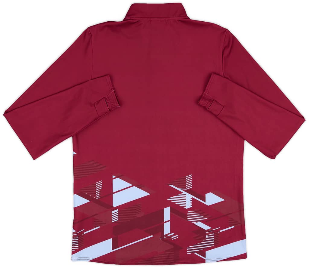 2023-24 West Ham Player Issue 1/4 Zip Training Top - 9/10 - (L)