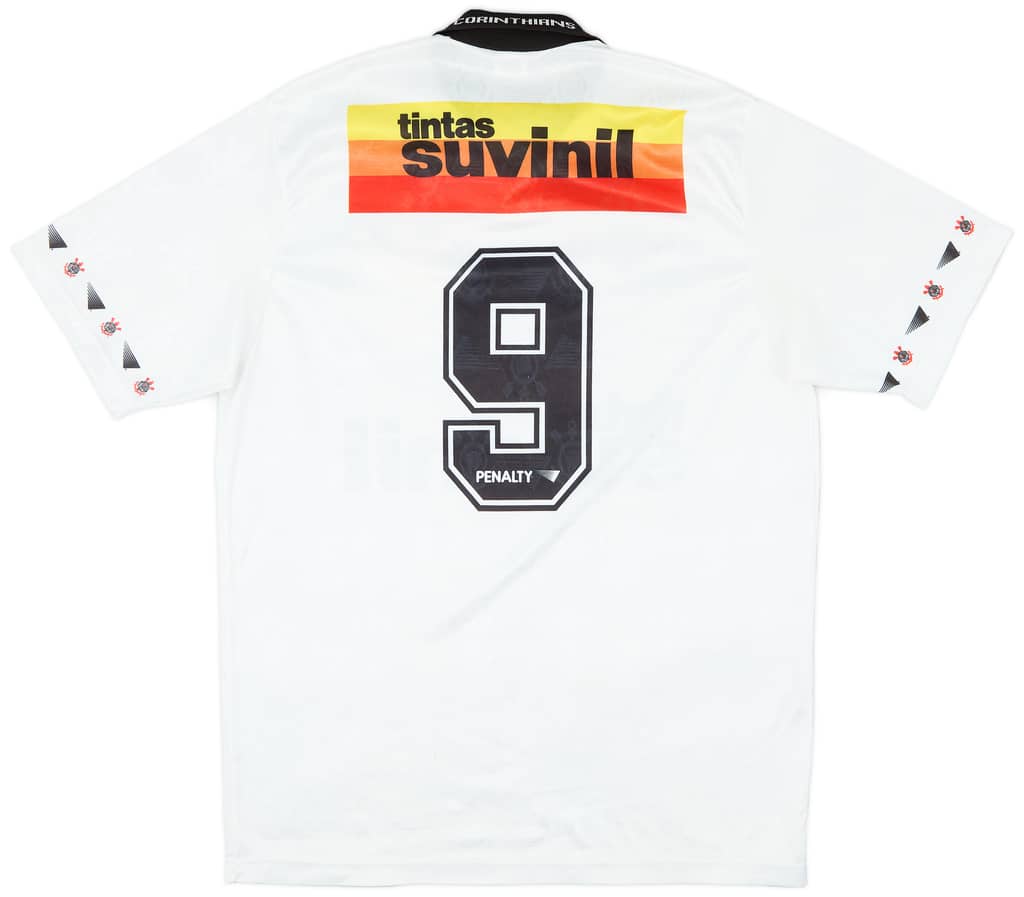 1995 Corinthians Home Shirt #9 - 9/10 - (M)