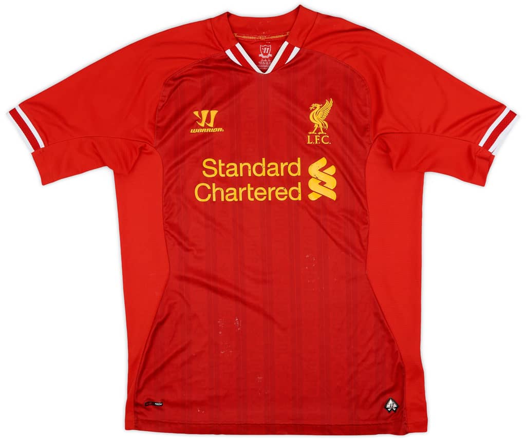 2013-14 Liverpool Home Shirt Gerrard #8 - 5/10 - (L)