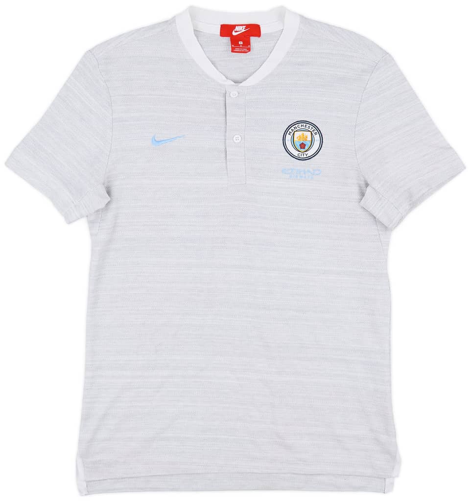 2018-19 Manchester City Nike Polo Shirt - 8/10 - (M)
