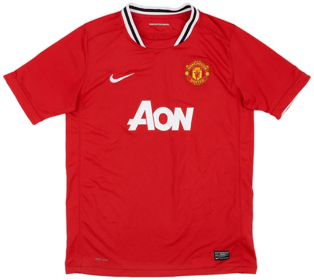 2011-12 Manchester United Home Shirt - 8/10 - (XL.Boys)