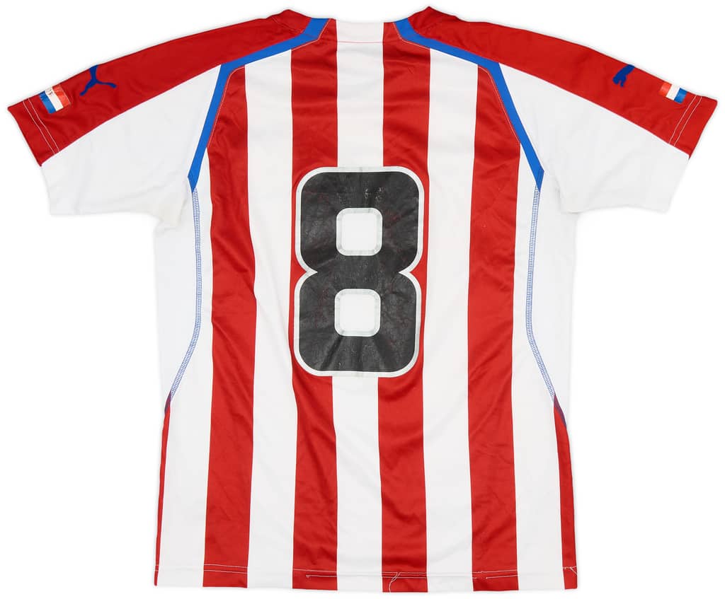 2004-06 Paraguay Home Shirt #8 - 5/10 - (S)