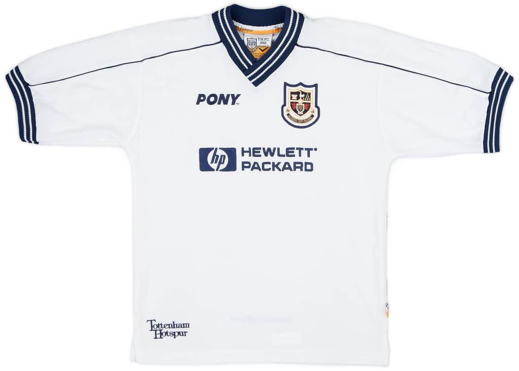 1997-99 Tottenham Home Shirt - 9/10 - (Y)